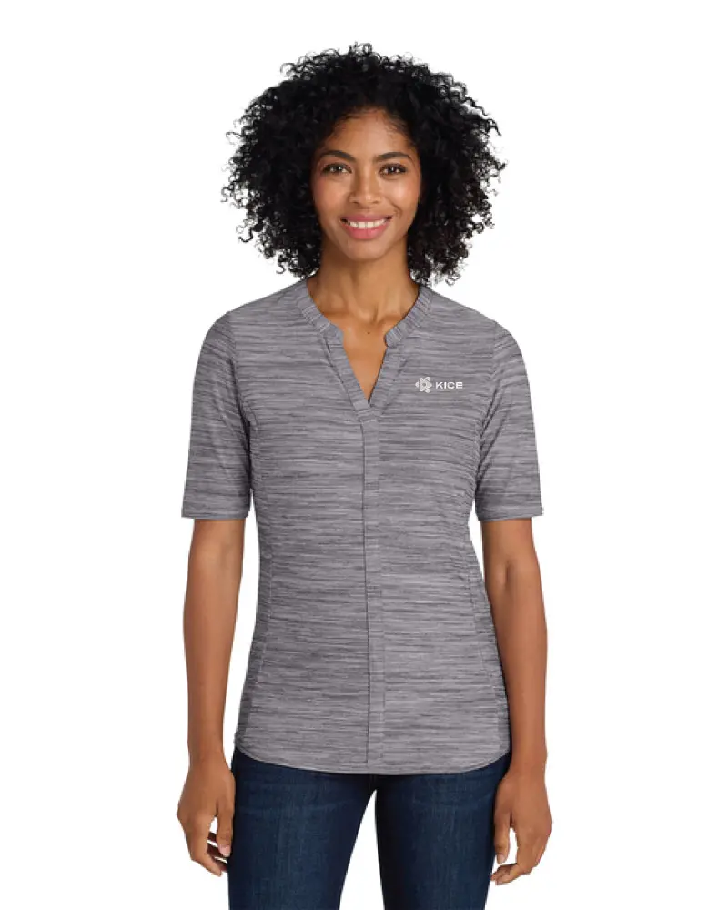 Port Authority ® Women's Stretch Heather Open Neck Top